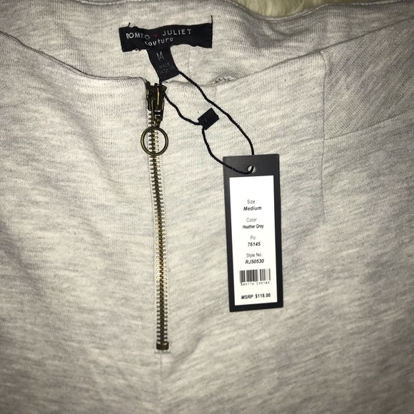 Romeo and Juliet couture  gray flared pants - Picture 2 of 6